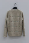 SWAYING/KNIT thick beaded sweater SW212SZ15